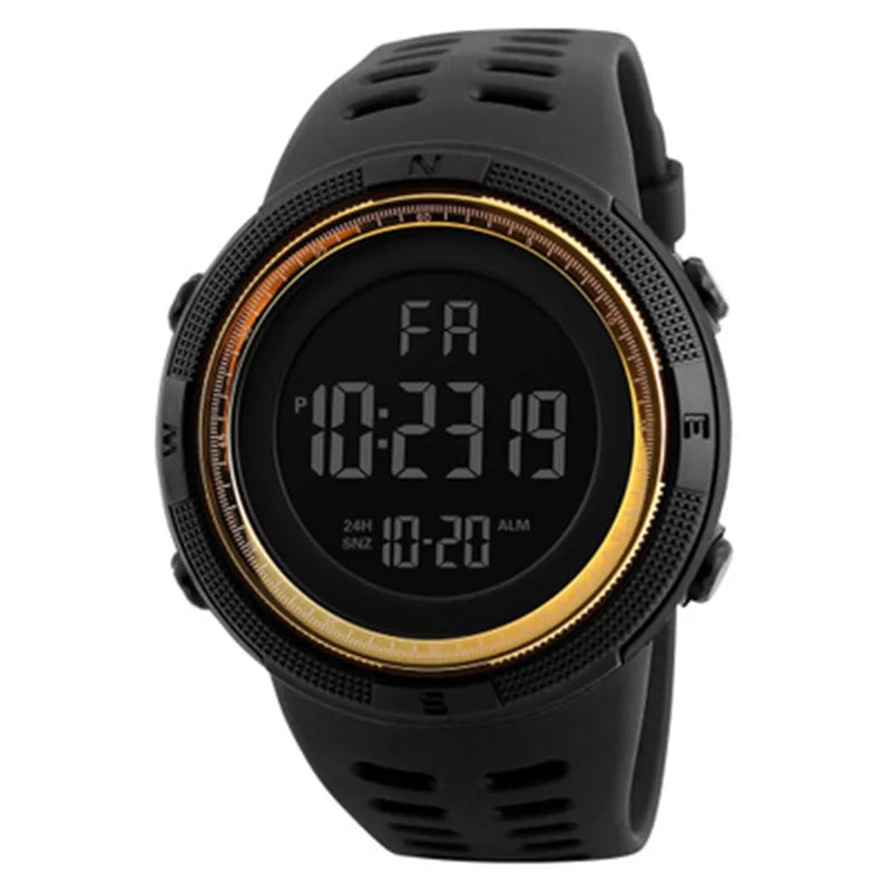LED Digital Sports Watch 50 mm (2.0") Luminous Military Style Water-Resistant for Men, Boys & Teens