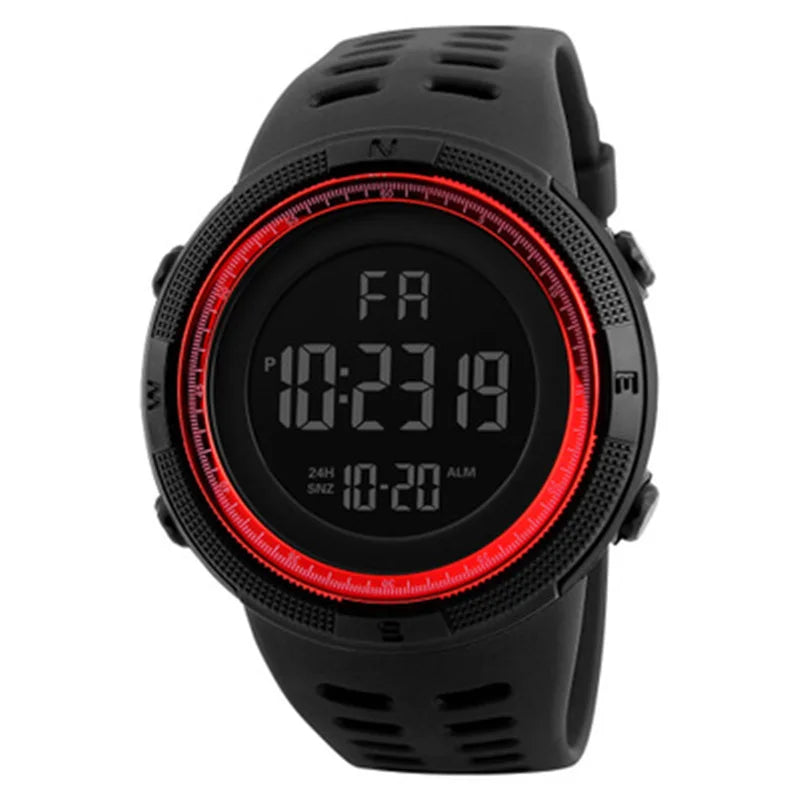 LED Digital Sports Watch 50 mm (2.0") Luminous Military Style Water-Resistant for Men, Boys & Teens