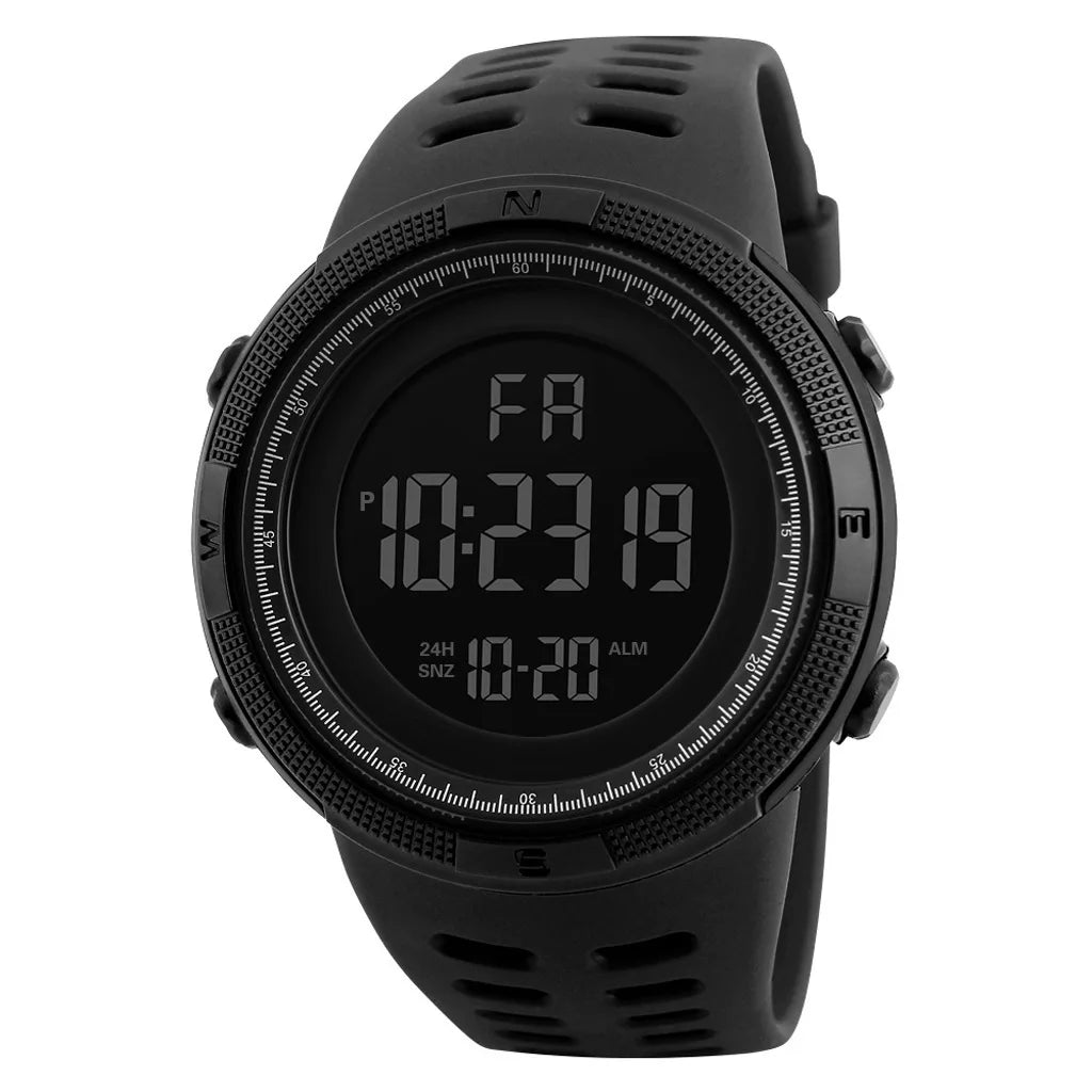 LED Digital Sports Watch 50 mm (2.0") Luminous Military Style Water-Resistant for Men, Boys & Teens